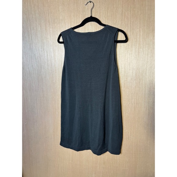 Eileen Fisher Womens Gray Tencel Lyocell V-Neck Sleeveless Tunic Sweater S/P - Picture 6 of 6